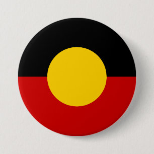 Australia Aboriginal Flag Button