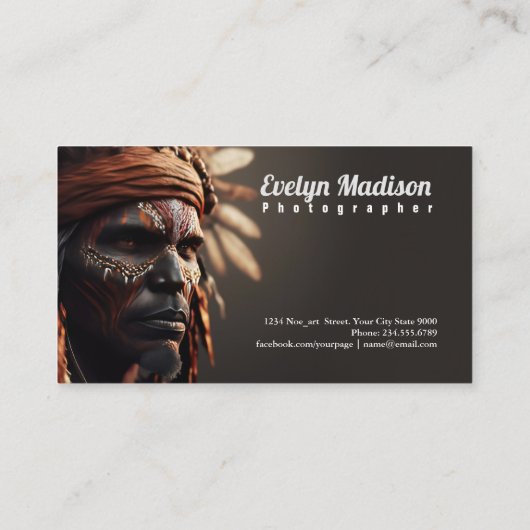 australia aboriginal g676 visitenkarte (Rückseite)