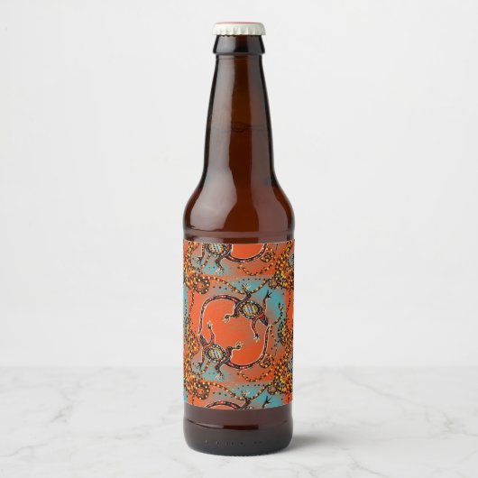AUSTRALIA ART BIERFLASCHENETIKETT (Vorderseite)