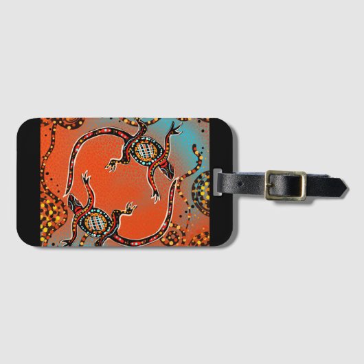 AUSTRALIA ART GEPÄCKANHÄNGER (Vorderseite (Horizontal))