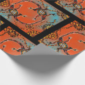 AUSTRALIA ART GESCHENKPAPIER (Ecke)