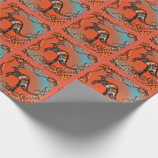 AUSTRALIA ART GESCHENKPAPIER (Ecke)