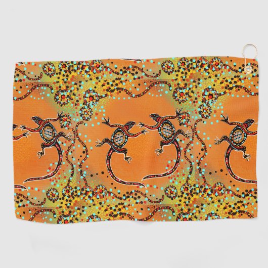 AUSTRALIA ART GOLFHANDTUCH (Horizontal)