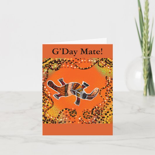 AUSTRALIA ART KARTE (Vorderseite)