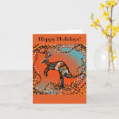 AUSTRALIA ART KARTE (Gelbe Blume)