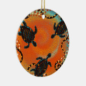 AUSTRALIA ART KERAMIK ORNAMENT (Rechts)