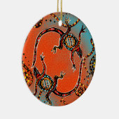 AUSTRALIA ART KERAMIK ORNAMENT (Rechts)