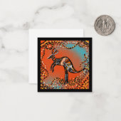 AUSTRALIA ART MITTEILUNGSKARTE (Vorderseite/Rückseite Beispiel)