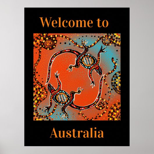 AUSTRALIA ART POSTER (Vorne)