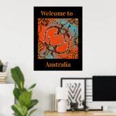 AUSTRALIA ART POSTER (Heimbüro)