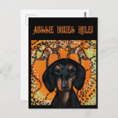 AUSTRALIA ART POSTKARTE (Vorne/Hinten)