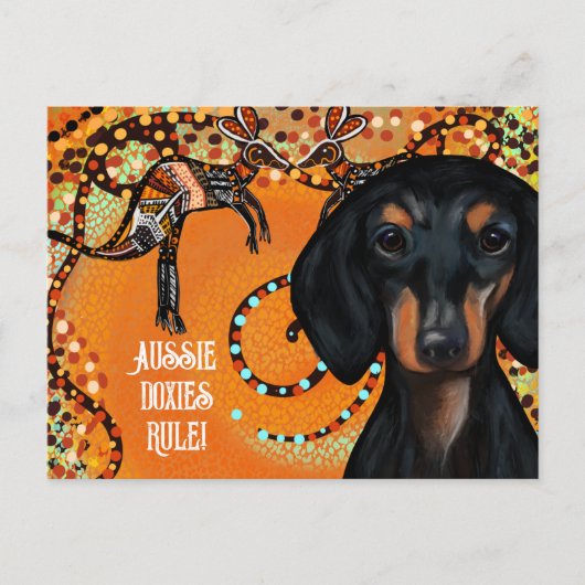 AUSTRALIA ART POSTKARTE (Vorderseite)