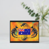 AUSTRALIA ART POSTKARTE (Stehend Vorderseite)