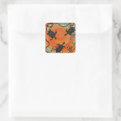 AUSTRALIA ART QUADRATISCHER AUFKLEBER (Tasche)