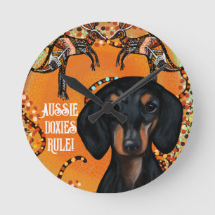 AUSTRALIA ART RUNDE WANDUHR