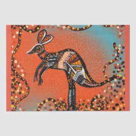 AUSTRALIA ART SEIDENPAPIER