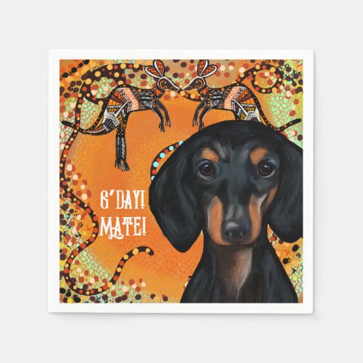 AUSTRALIA ART SERVIETTE (Vorderseite)