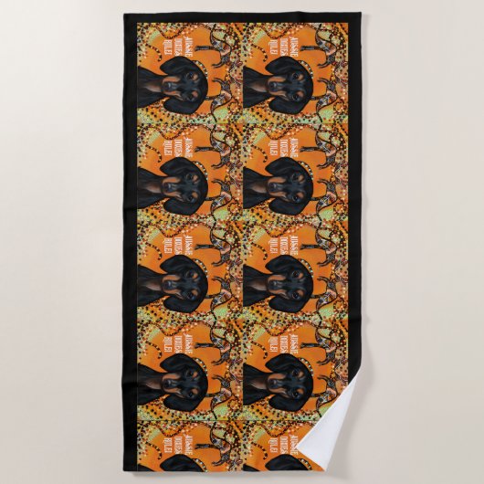 AUSTRALIA ART STRANDTUCH (Vorderseite)