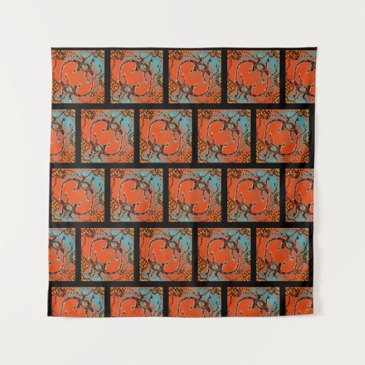 AUSTRALIA ART WANDTEPPICH (Vorderseite)