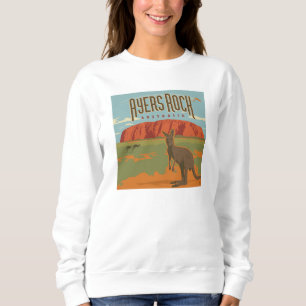 Australia   Ayers Rock Kangaroos Sweatshirt