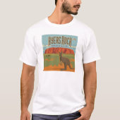 Australia | Ayers Rock Kangaroos T-Shirt (Vorderseite)