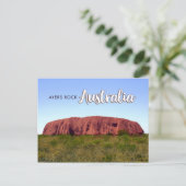 Australia Ayrock Postkarte (Stehend Vorderseite)