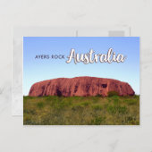 Australia Ayrock Postkarte (Vorne/Hinten)