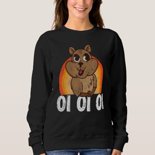 Australia Cheer Australian Wombat Animal Cute Aust Sweatshirt (Vorderseite)