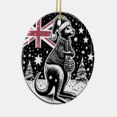 AUSTRALIA CHRISTMAS KERAMIK ORNAMENT (Rechts)