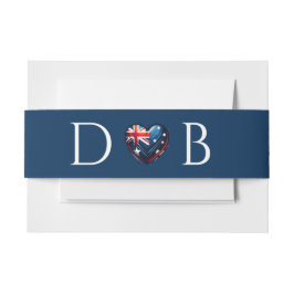 Australia Couple Wedding Einladungsbanderole