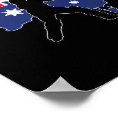 Australia Cricket  Poster (Ecke)