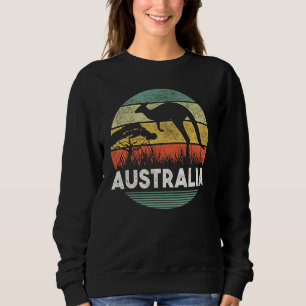 Australia Day Funny Australian Kangaroo Vintag Sweatshirt
