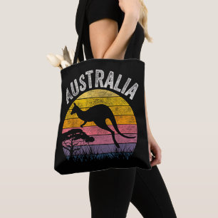 Australia Day Funny Australian Kangaroo Vintag Tasche