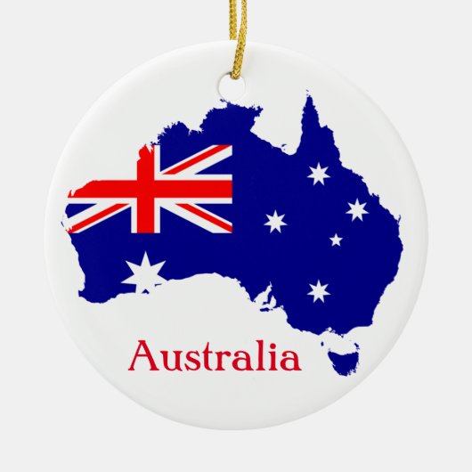 Australia Design Keramik Ornament (Vorne)