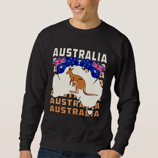 AUSTRALIA Down Under Australia Sweatshirt (Vorderseite)