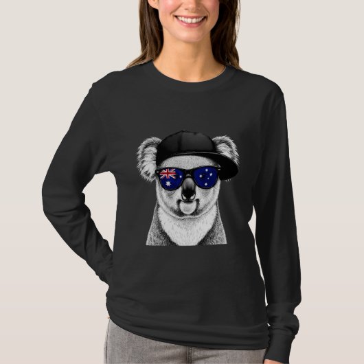 Australia Flag Australian Koala 2 T-Shirt (Vorderseite)