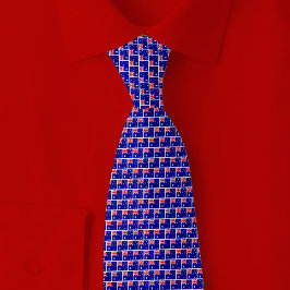 Australia Flag Brick Pattern Krawatte