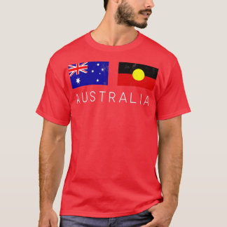Australia Flag  Cool Australians Aboriginal Flags  T-Shirt