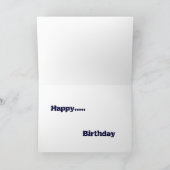 Australia Flag Happy Birthday Karte (Innenseite)