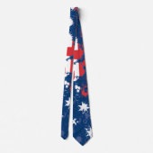 AUSTRALIA FLAG KCALIMA Effekt von Masanser Krawatte (Rückseite)
