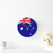 Australia Flag Runde Wanduhr (Zuhause)