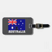 Australia Football Soccer Australia National Team Gepäckanhänger (Vorderseite horizontal)