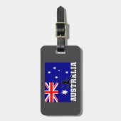 Australia Football Soccer Australia National Team Gepäckanhänger (Vorderseite vertikal)
