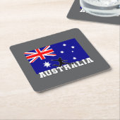 Australia Football Soccer Australia National Team Rechteckiger Pappuntersetzer (angewinkelt)