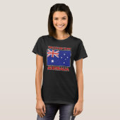 Australia  for men and women stand with Australia T-Shirt (Vorne ganz)