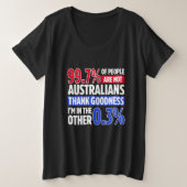 Australia For Proud Australian Aussie Australia Ro Große Größe T-Shirt (Design vorne)