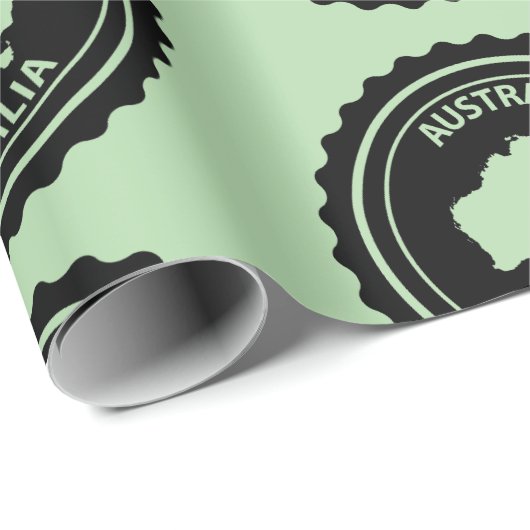 Australia Geschenkpapier (Rolleneckpunkt)