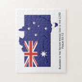 AUSTRALIA | Gesegnete Nation | AUSTRALIENFLAG Puzzle (Vertikal)