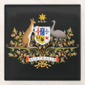 Australia Glasuntersetzer (Vorderseite)