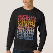 Australia Groovy Retro Australian Sweatshirt (Vorderseite)